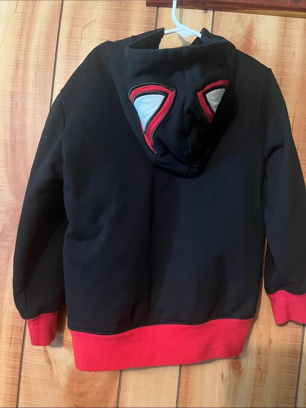 Spiderman Black & Red Zip-Up Puffer Hoodie